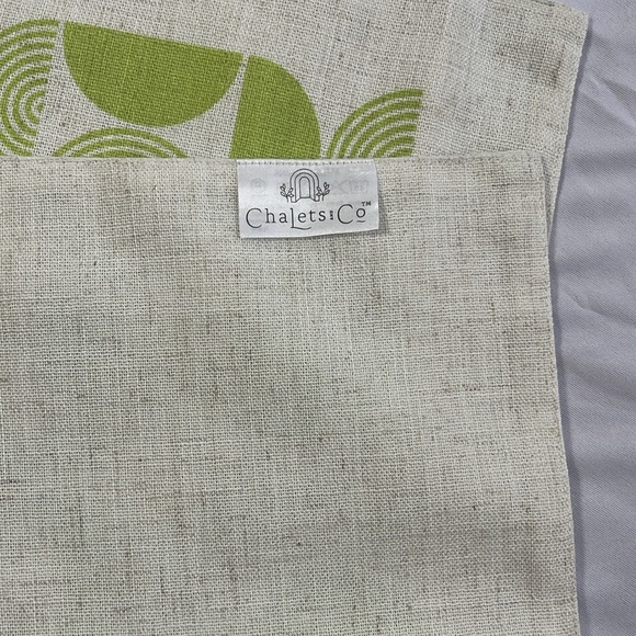 Chalets set of 4 linen placemats - Picture 3 of 4